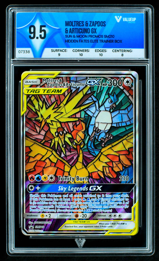 07338 MOLTRES & ZAPDOS & ARTICUNO GX Grading Card