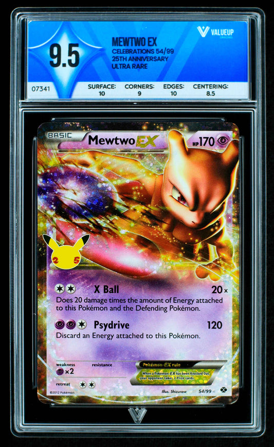 07341 MEWTWO EX Grading Card