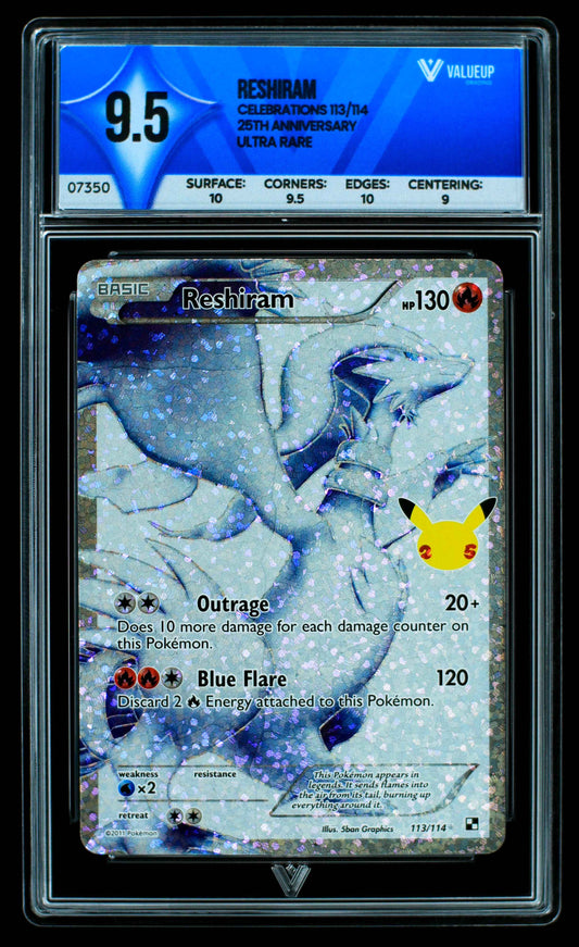 07350 RESHIRAM Grading Card