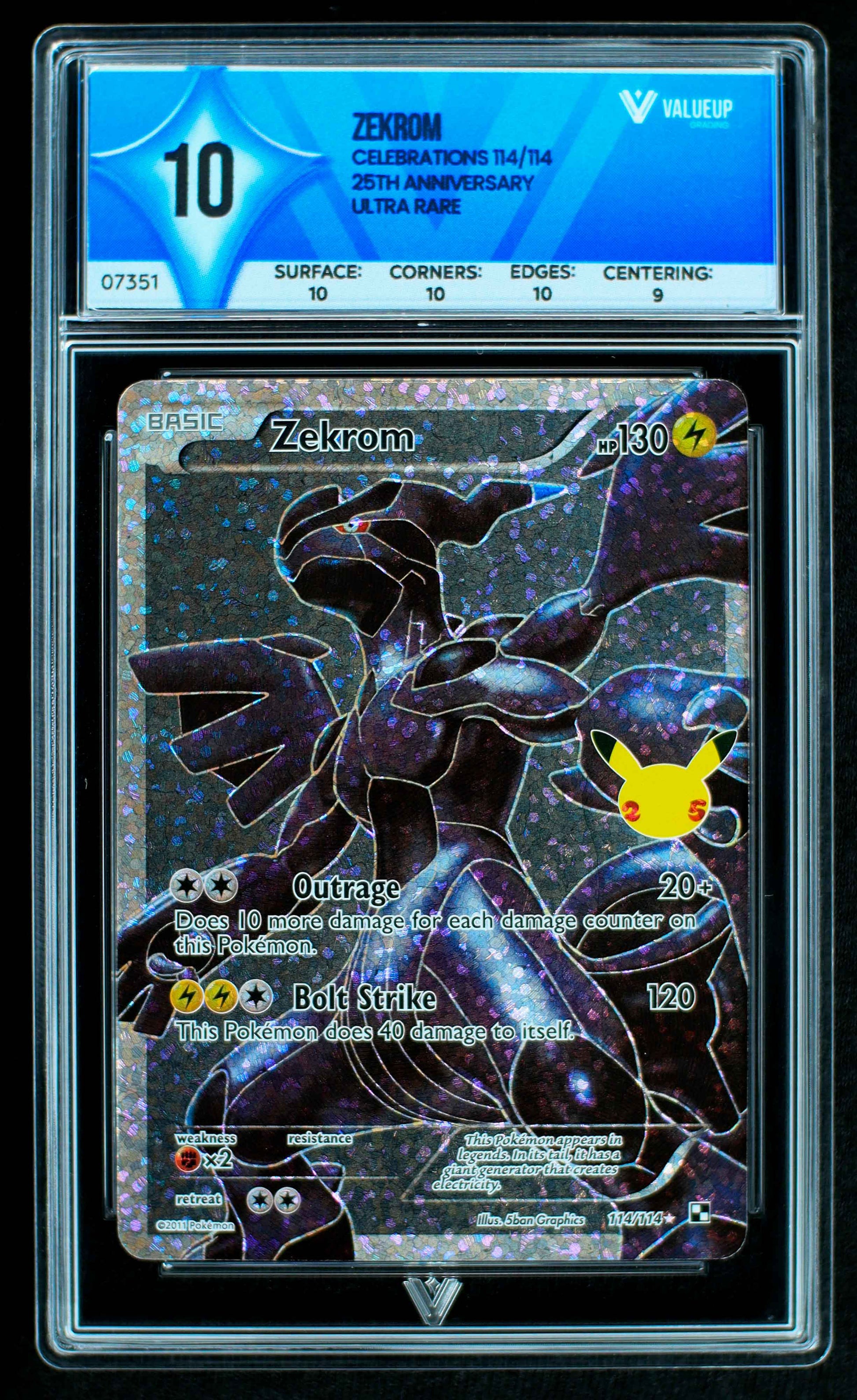 07351 ZEKROM Grading Card