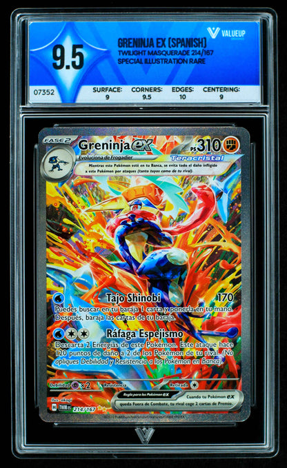 07352 GRENINJA EX (SPANISH) Grading Card