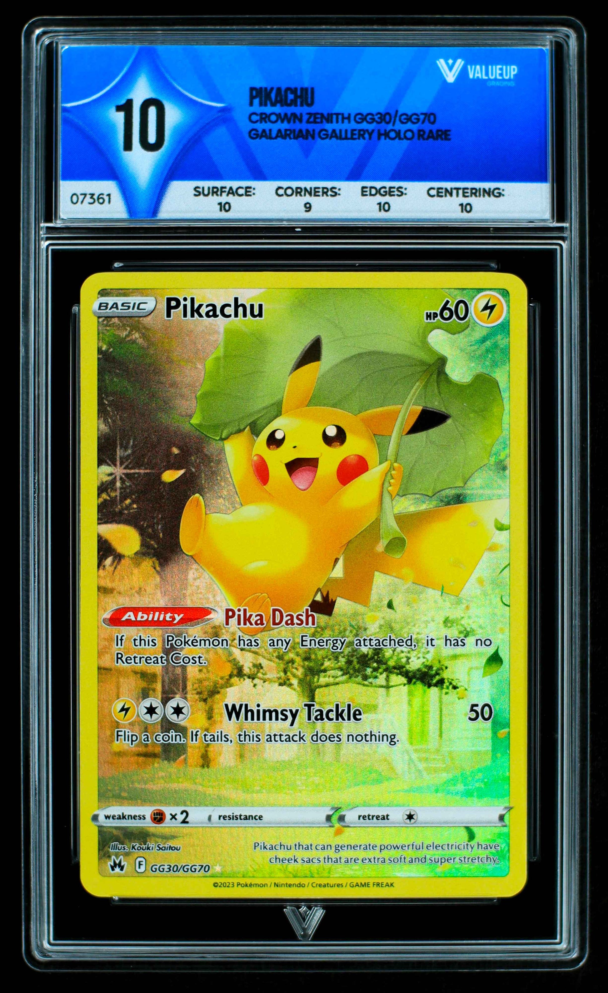 07361 PIKACHU Grading Card