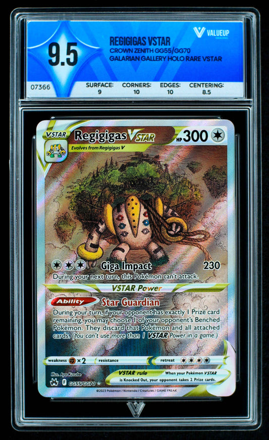 07366 REGIGIGAS VSTAR Grading Card