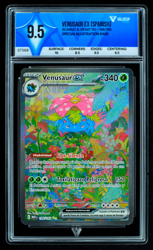 07368 VENUSAUR EX (SPANISH) Grading Card