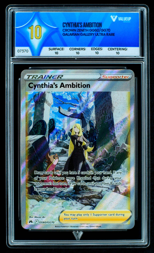 07370 CYNTHIA'S AMBITION Grading Card