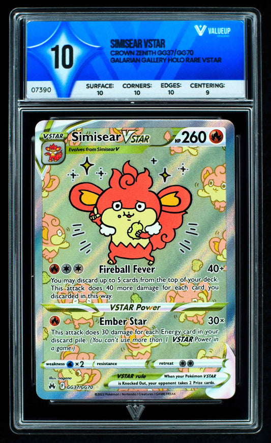 07390 SIMISEAR VSTAR Grading Card