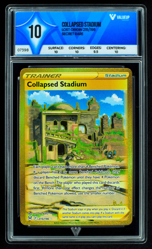07398 COLLAPSED STADIUM Grading Card