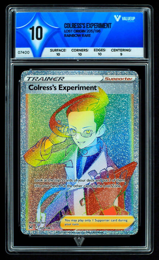 07400 COLRESS'S EXPERIMENT Grading Card