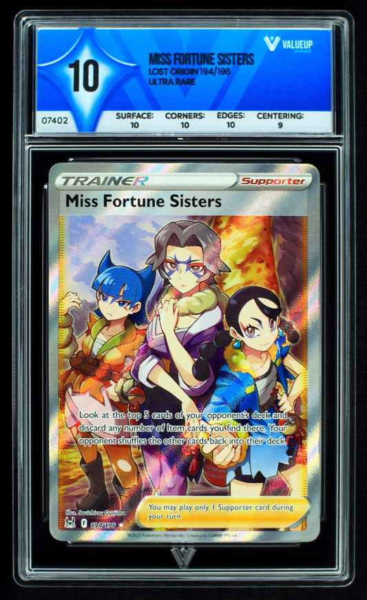 07402 MISS FORTUNE SISTERS Grading Card
