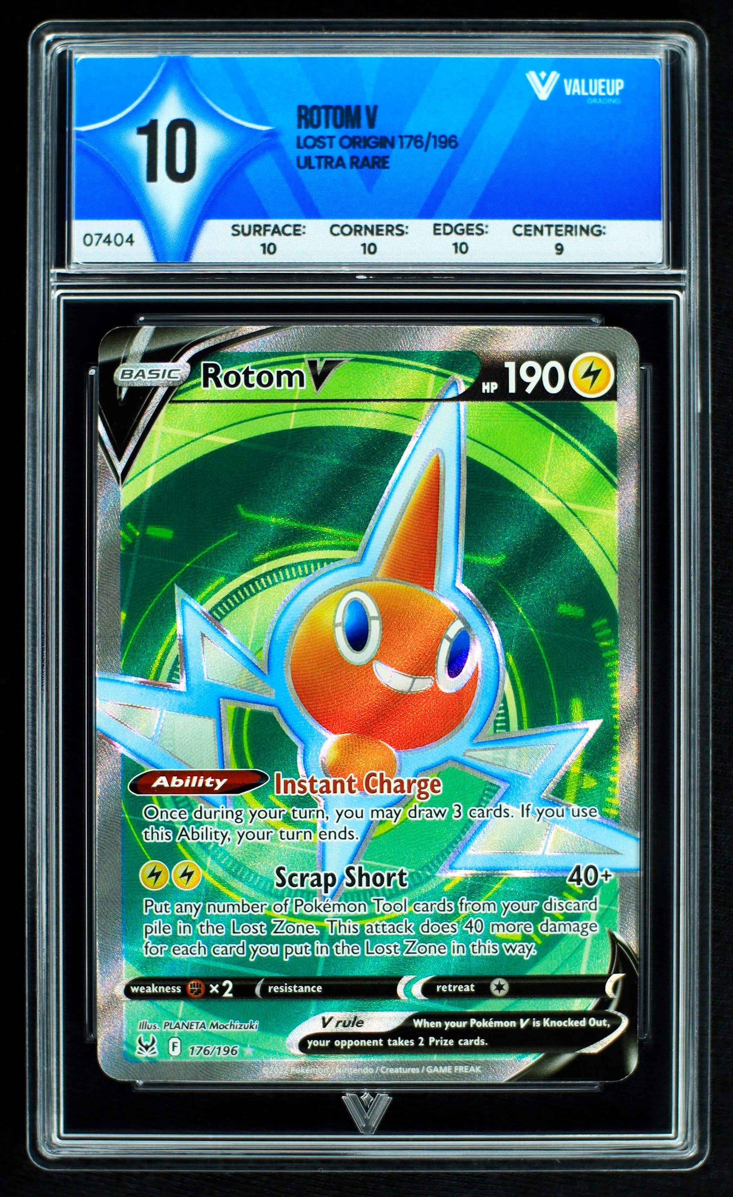 Gradin card Rotom V 