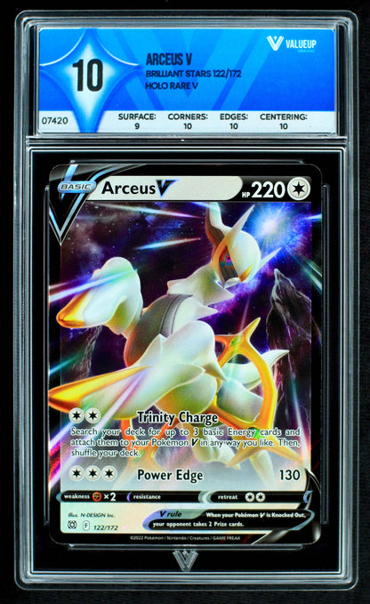 Grading card Arceus V