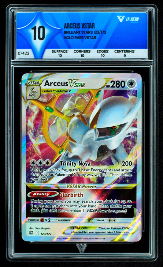 Grading card Arceus VSTAR