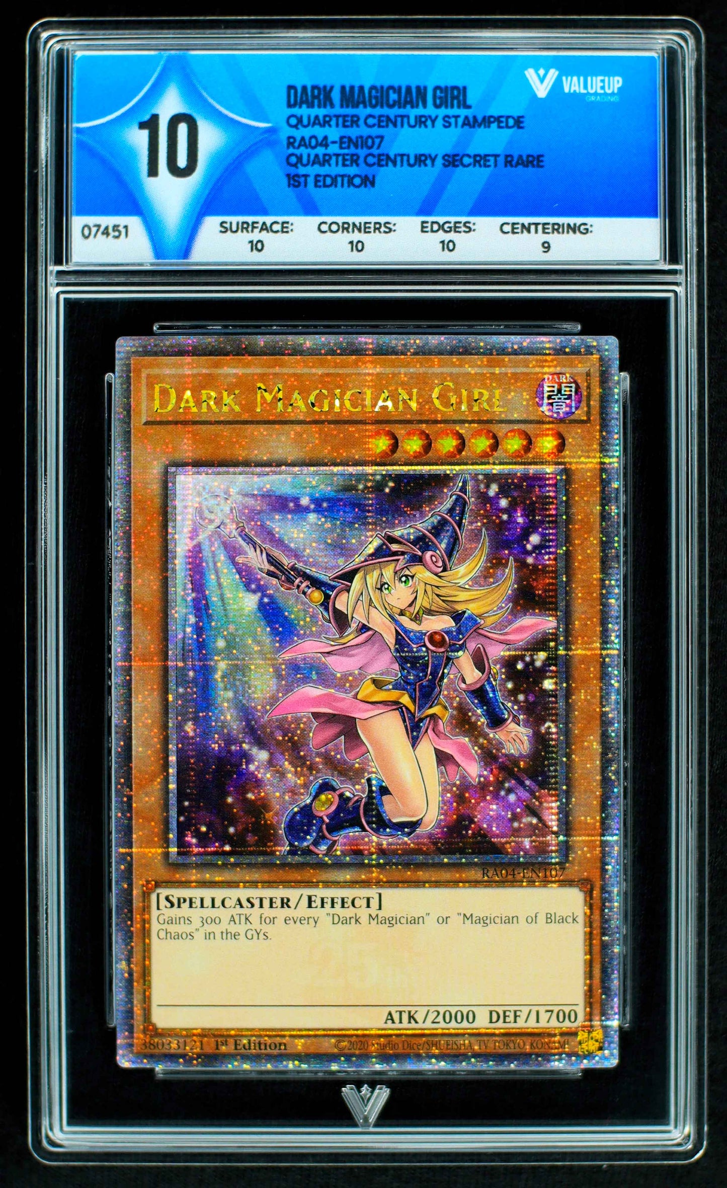 Grading card Dark Magician 