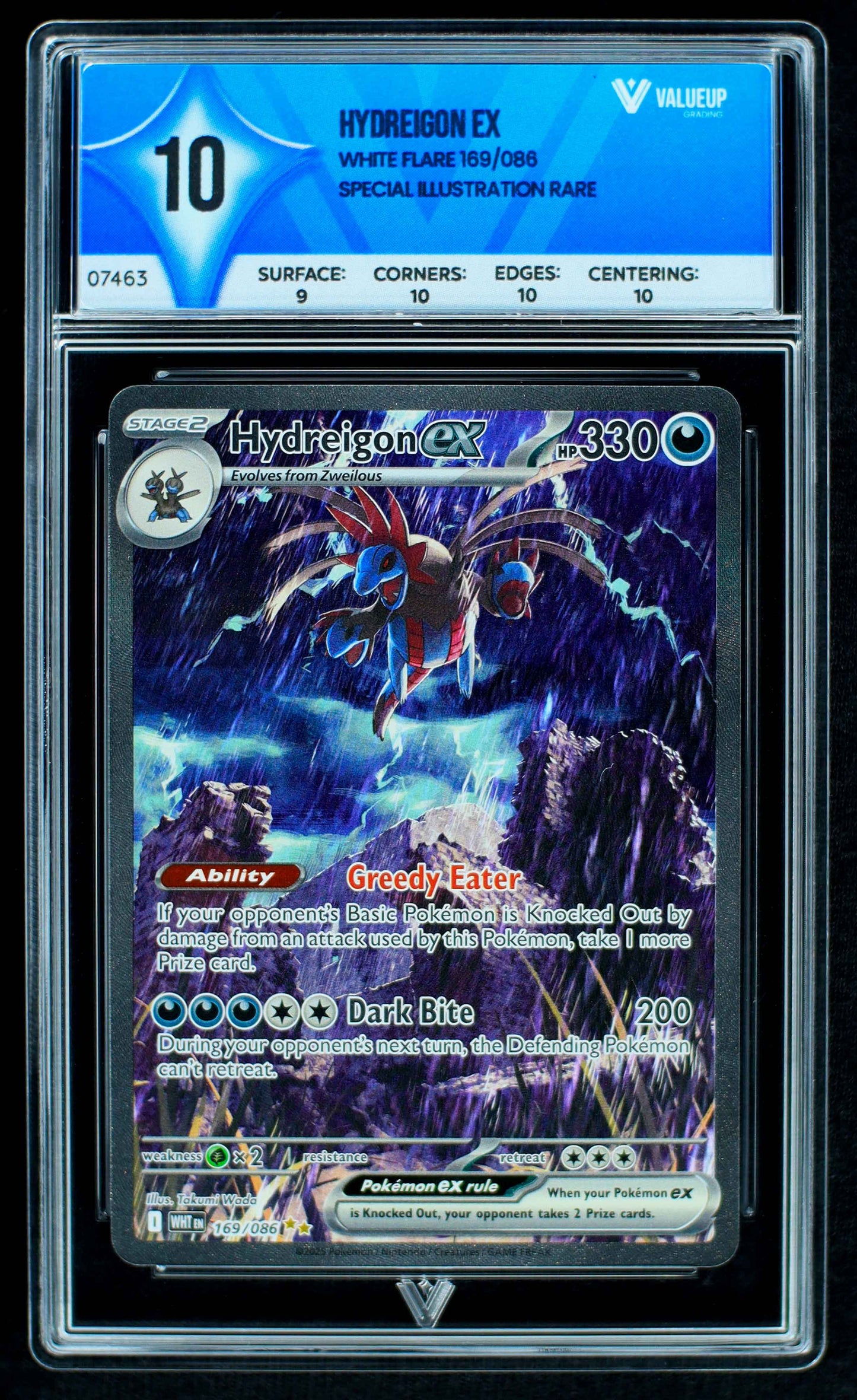 07463 HYDREIGON EX Grading Card