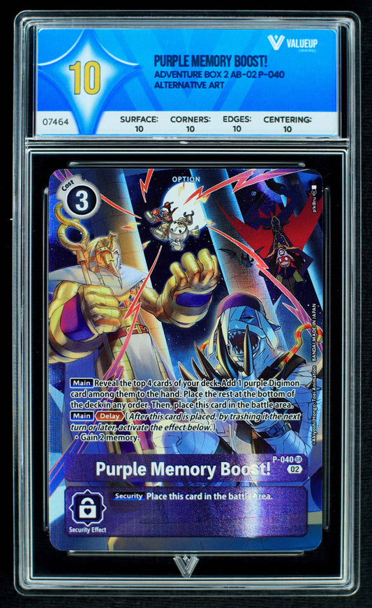Grading Card Purple 