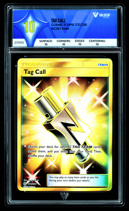 Grading Card Tag Call