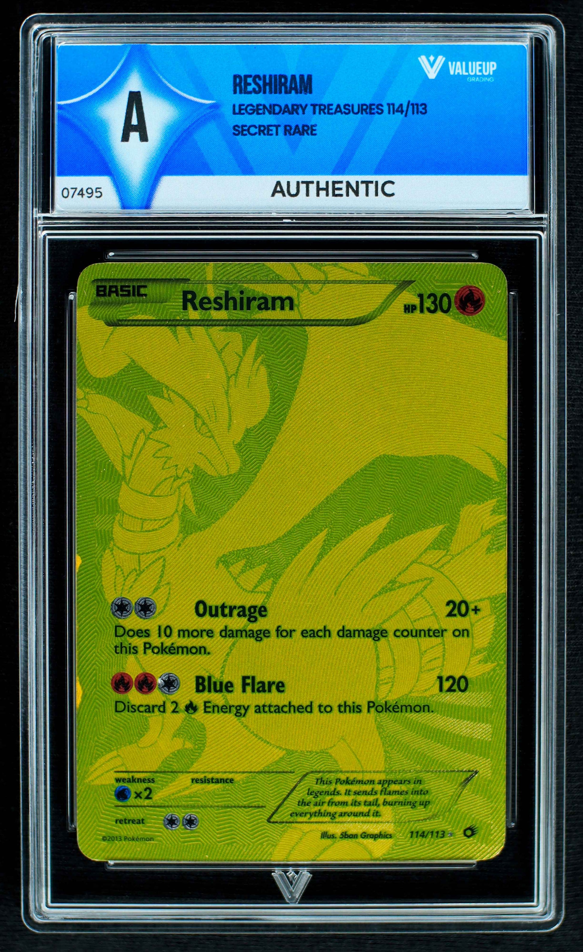 Grading Card Reshiram