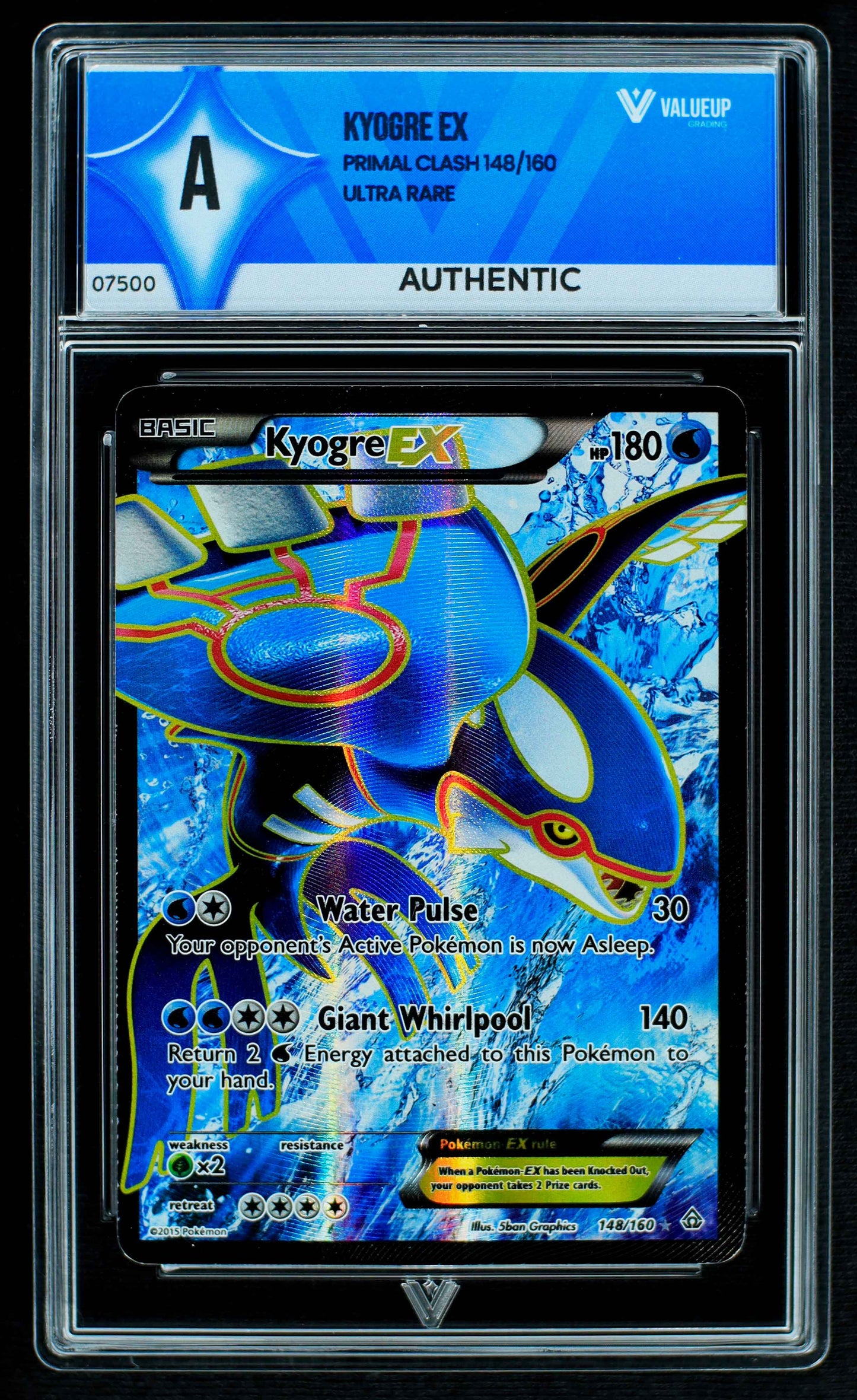 Grading Card Kyogre 