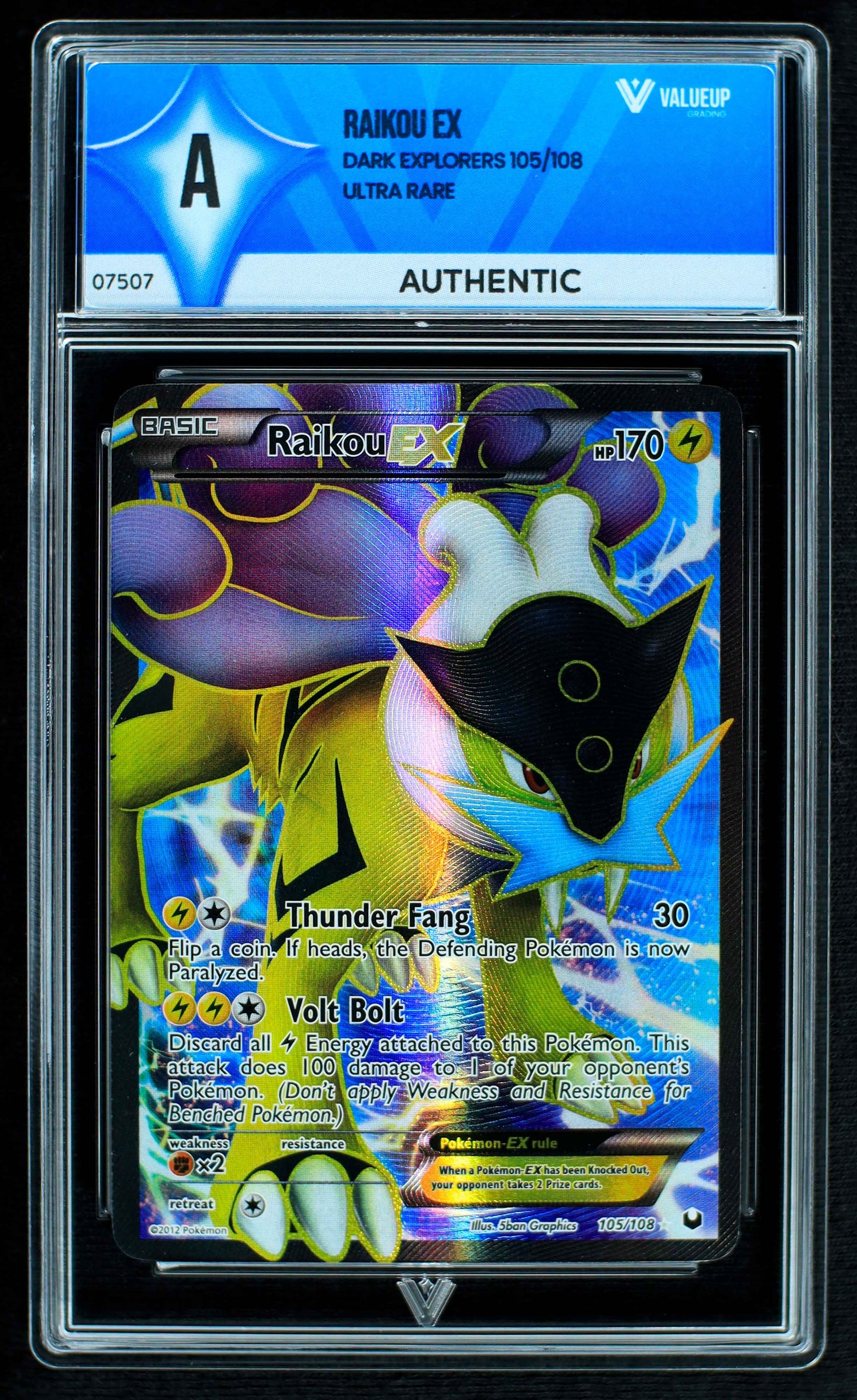 Grading Card Raikou 