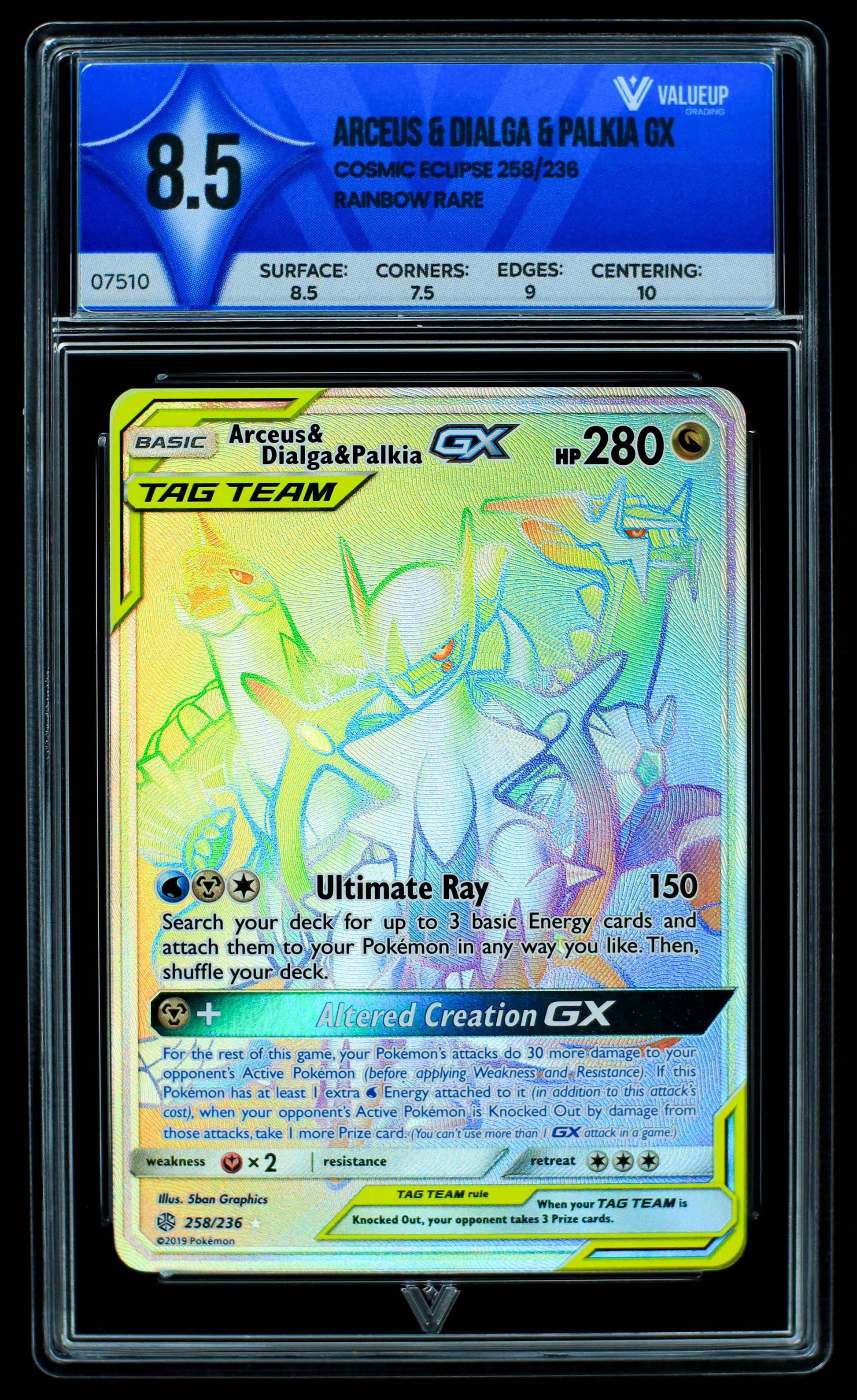 Grading Card Arceus 