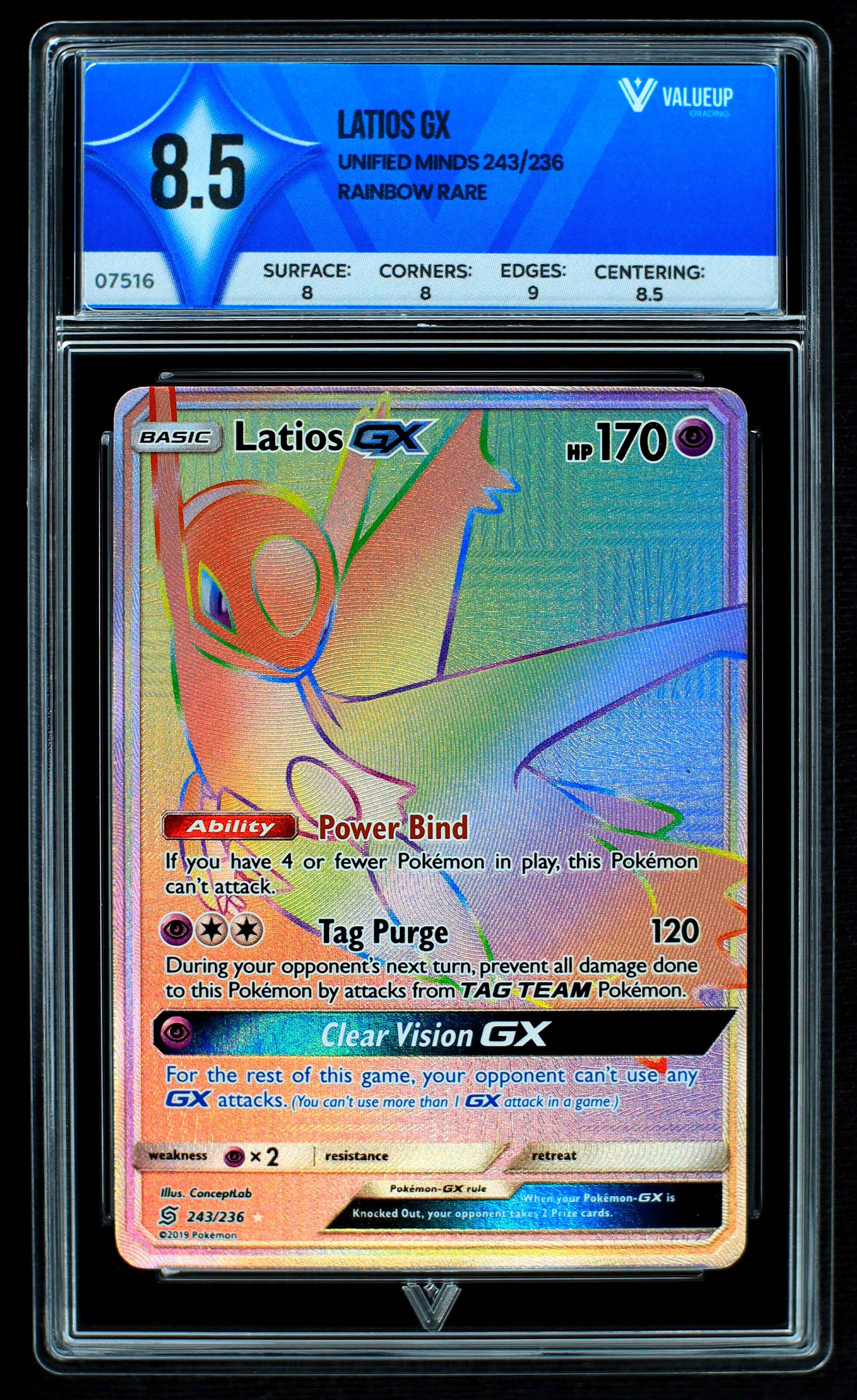 Grading Card Latios GX