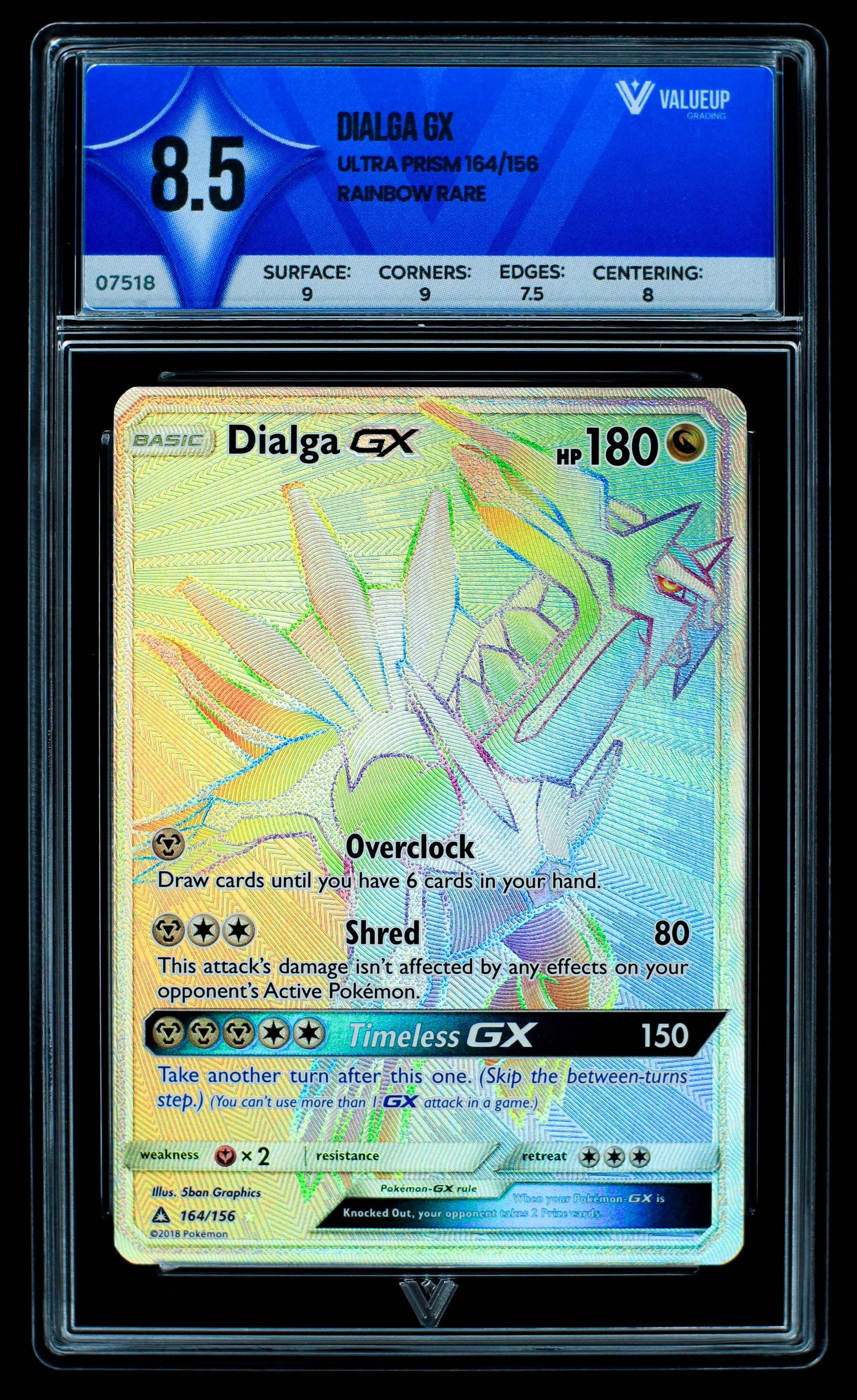 Grading Card Dialga GX