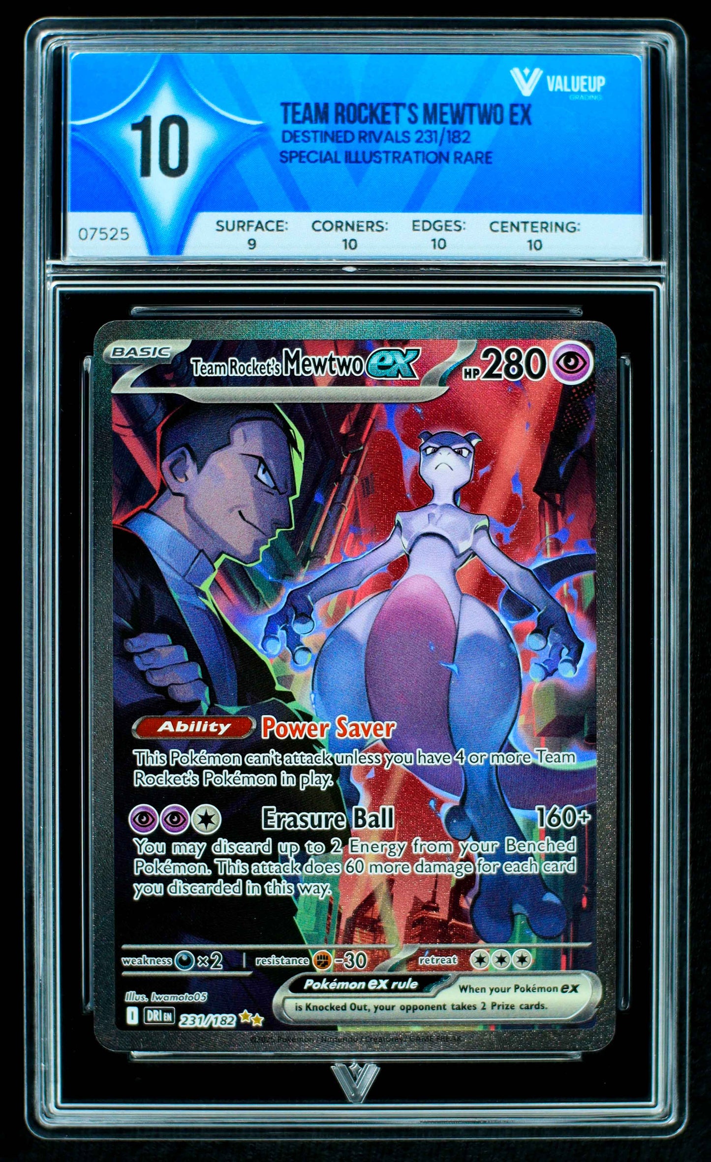 Grading Card Team Rcoket's mewtwo ex