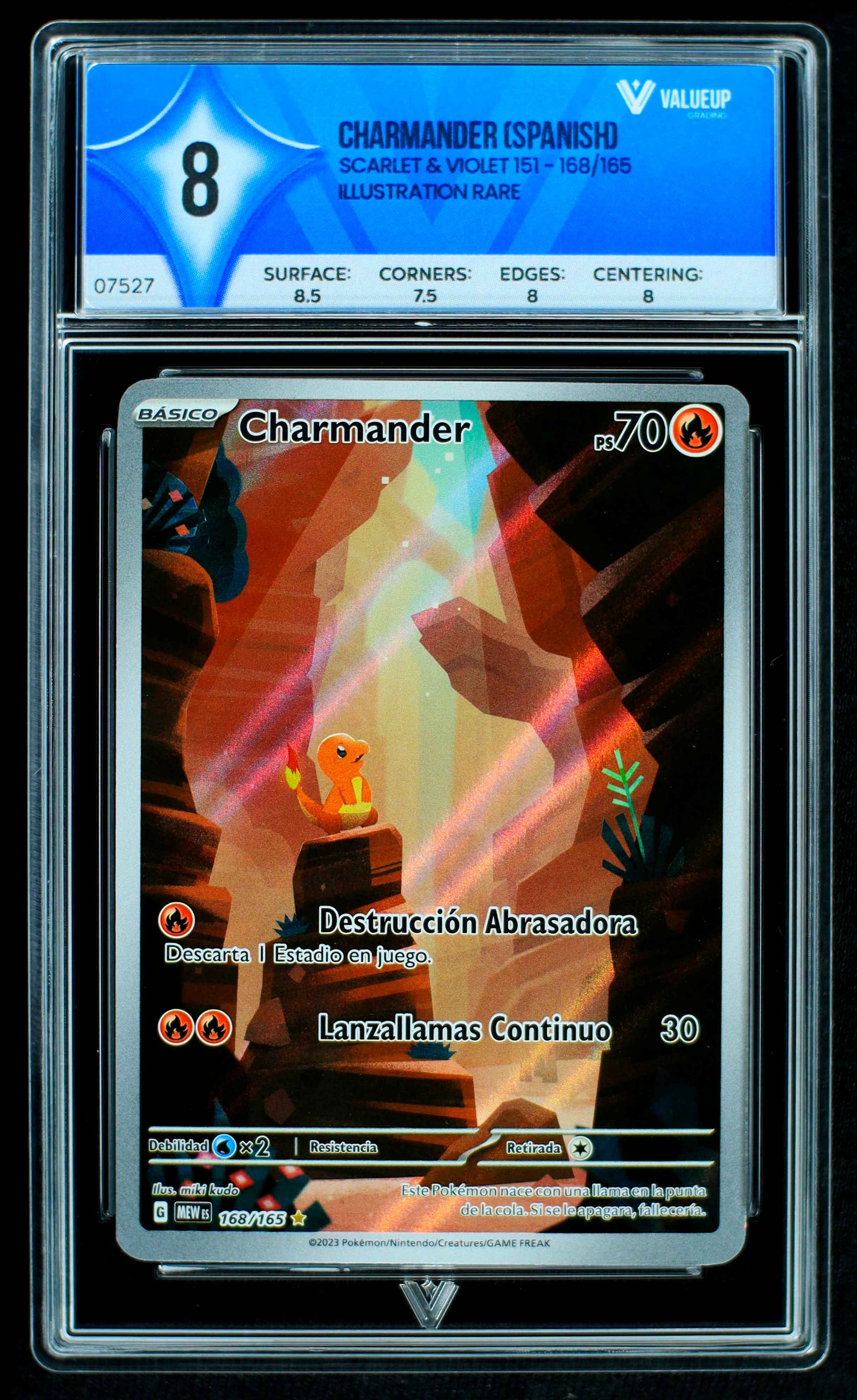 GRADING CARD CHARMANDER 