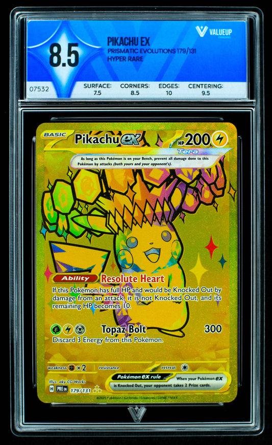 GRADING CARD PIKACHU EX