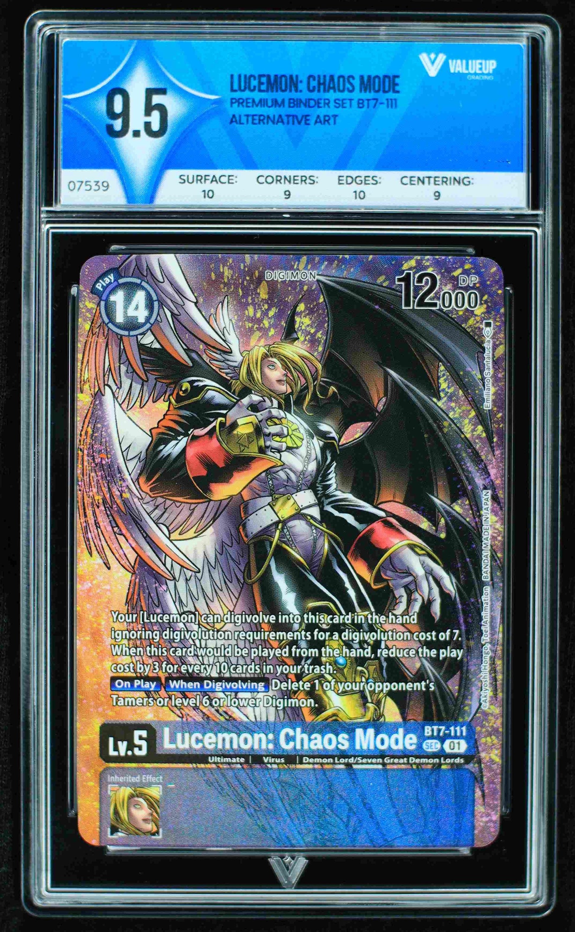 Grading Card Lucemon: Chaos mode