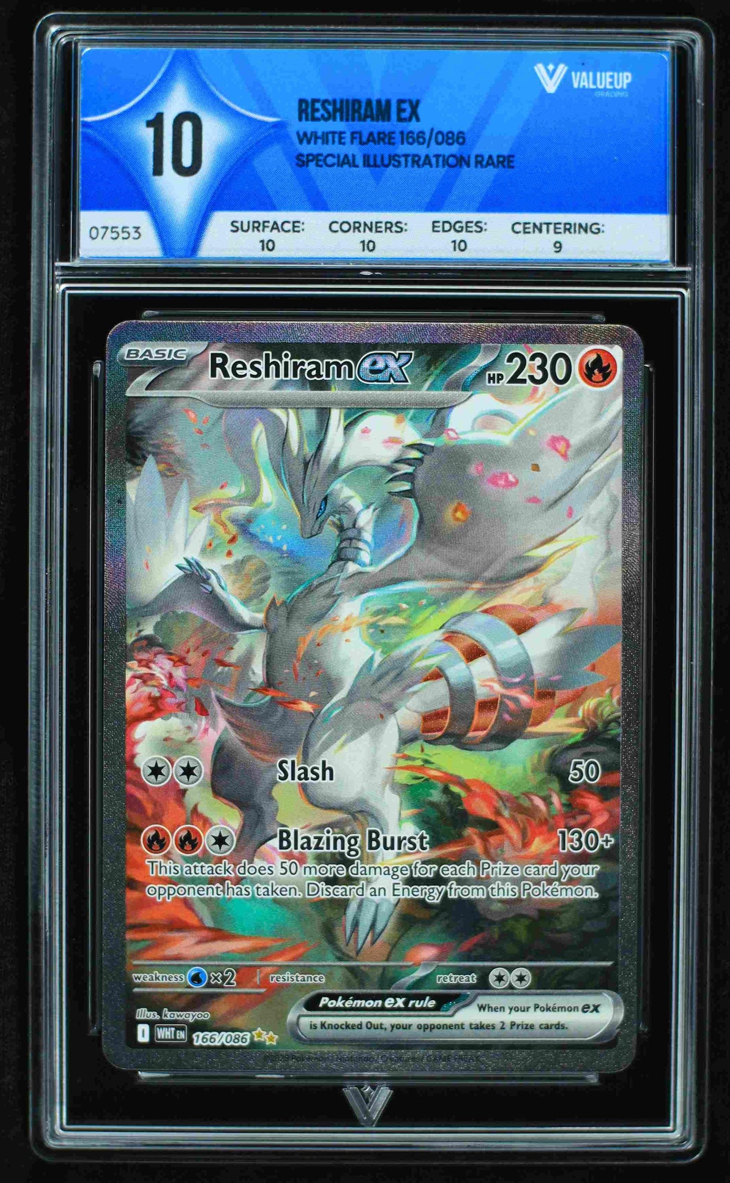 Grading Card Reshiram ex