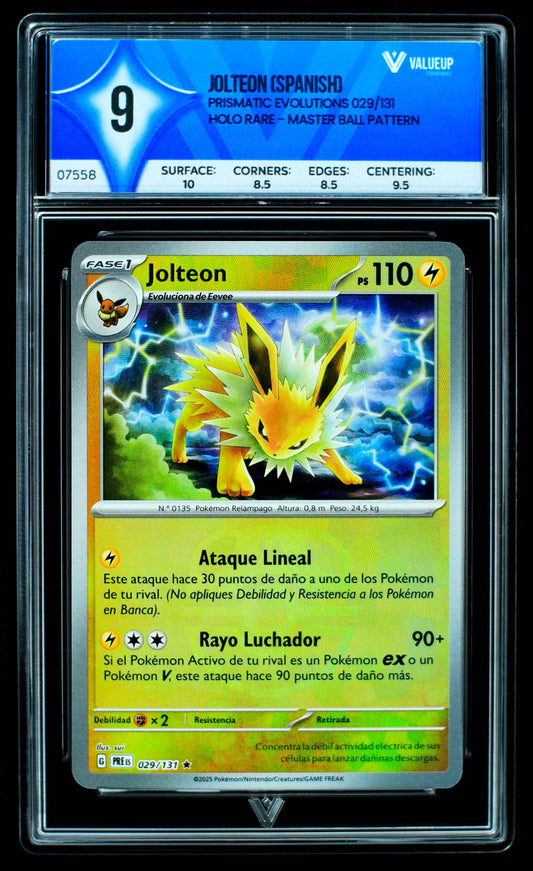 Grading Card Jolteon (Spanish)