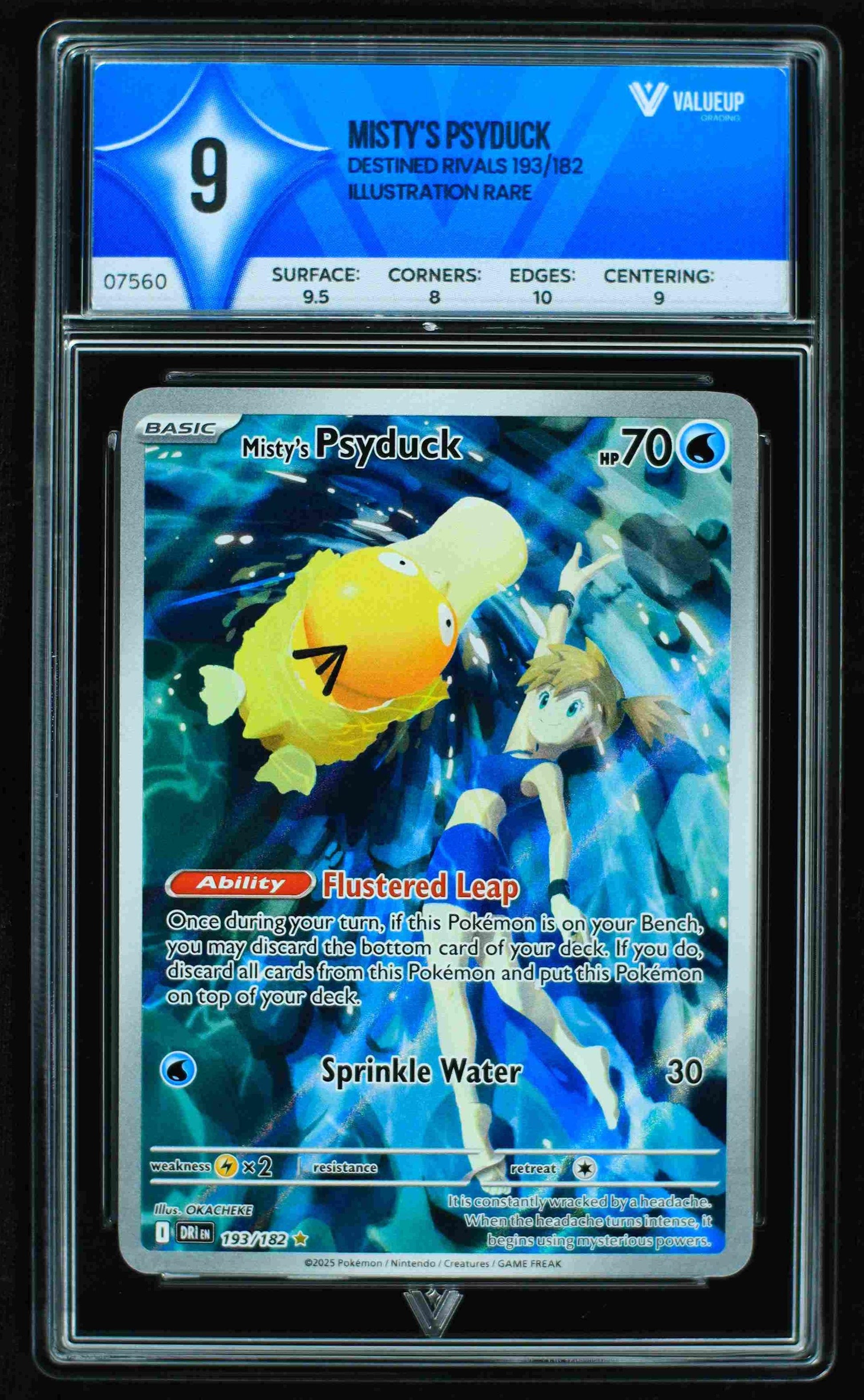 Grading Card Misty's Psyduck
