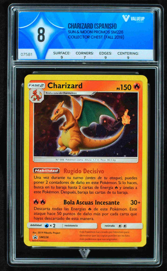 Grading Card Charizard (spanish)