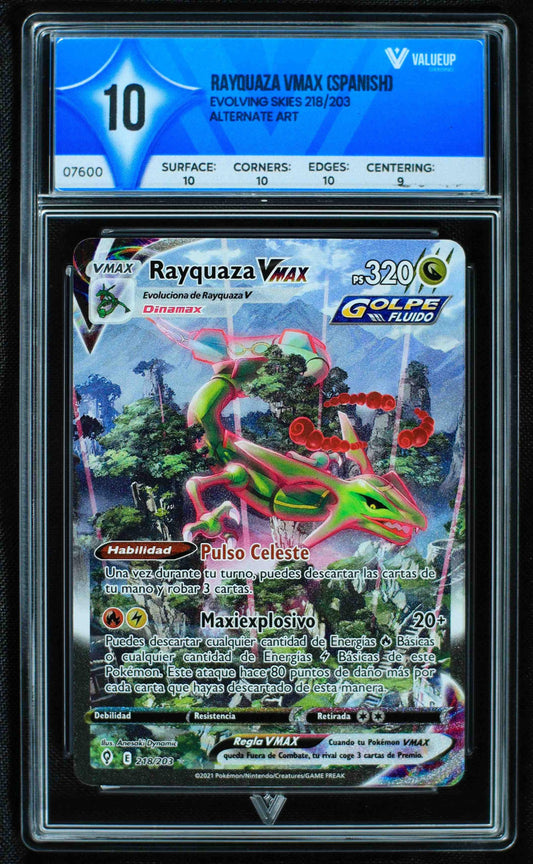 Grading Card Rayquaza vmax 