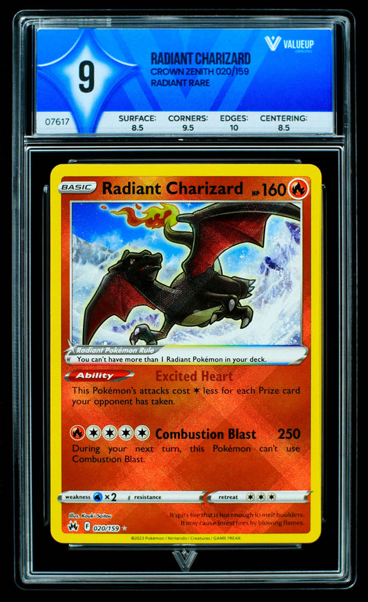 Grading Card Radiant Charizard 