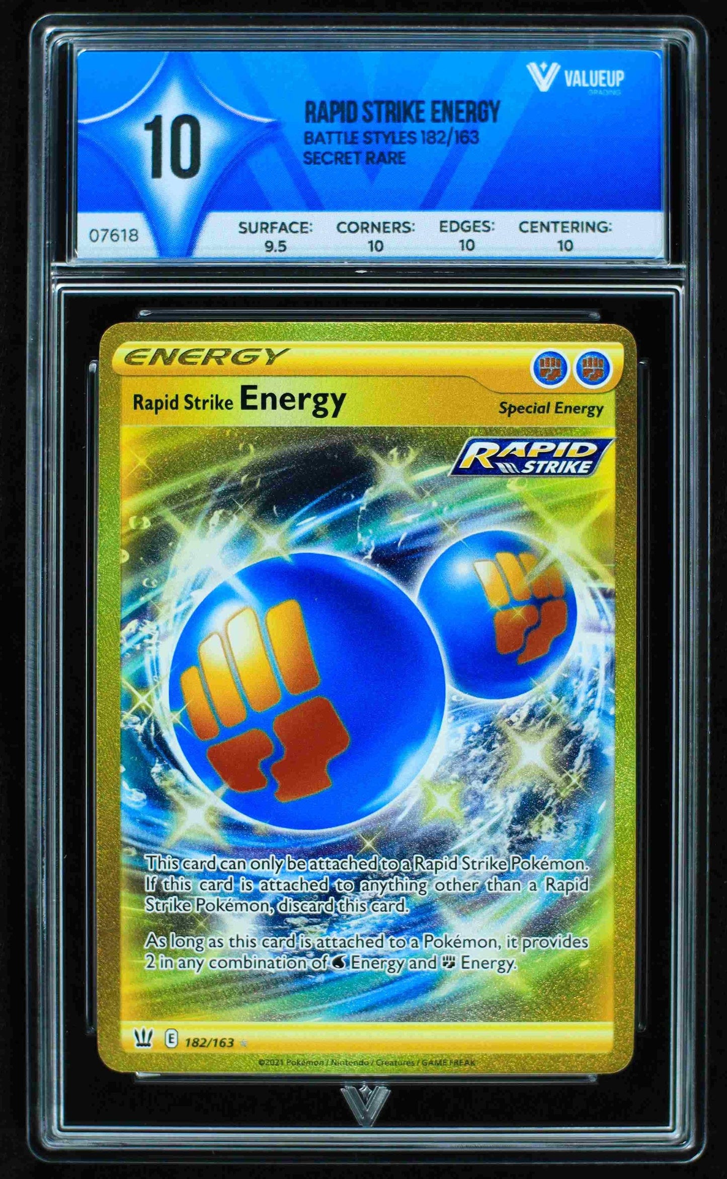 Grading Card Rapid Strike Energy 