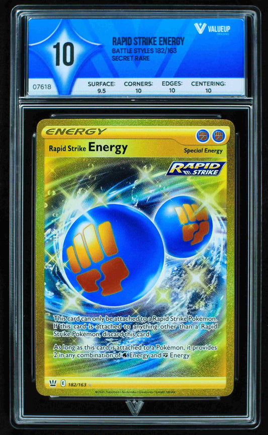Grading Card Rapid Strike Energy 