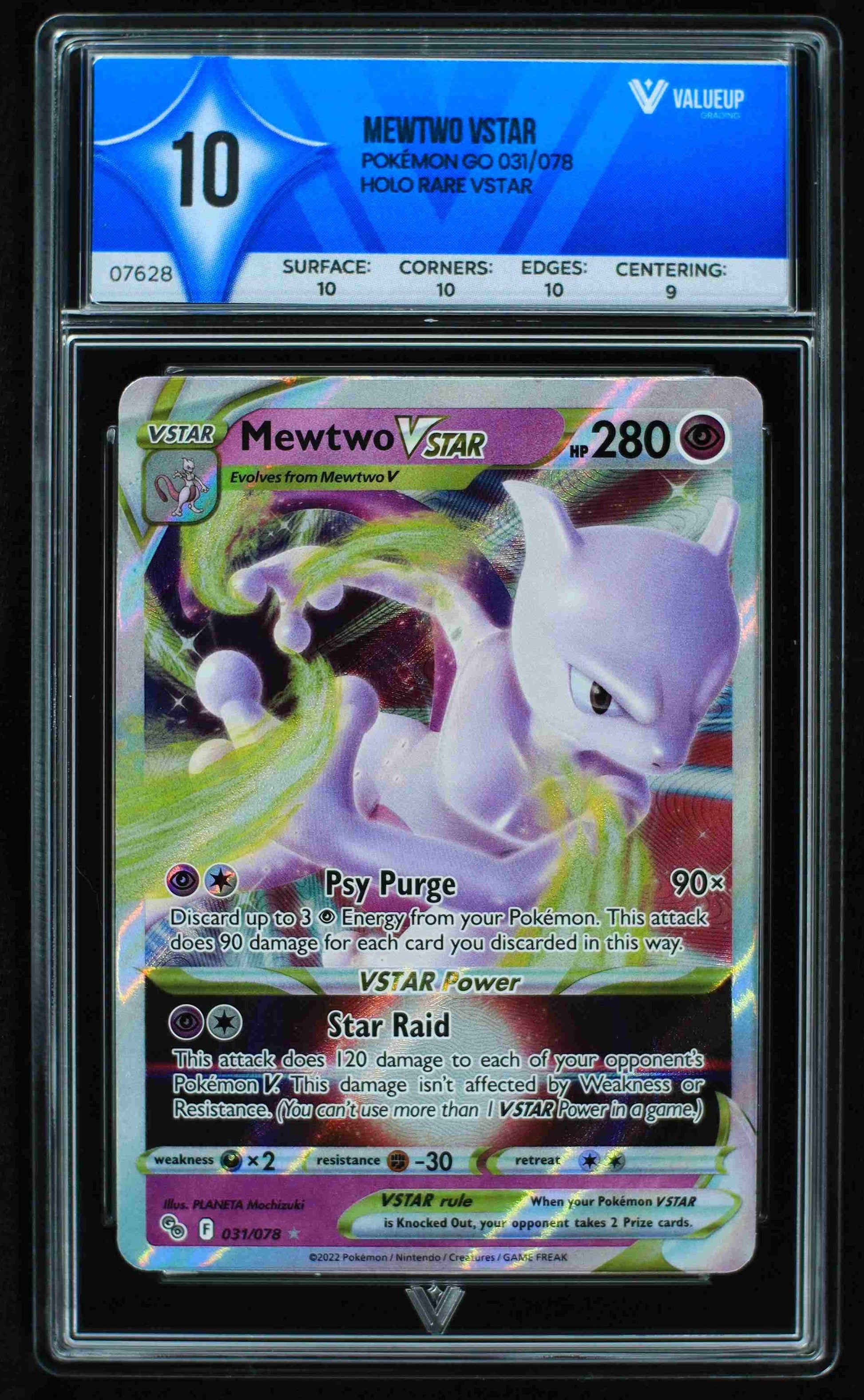 Grading Card Mewtwo Vstar
