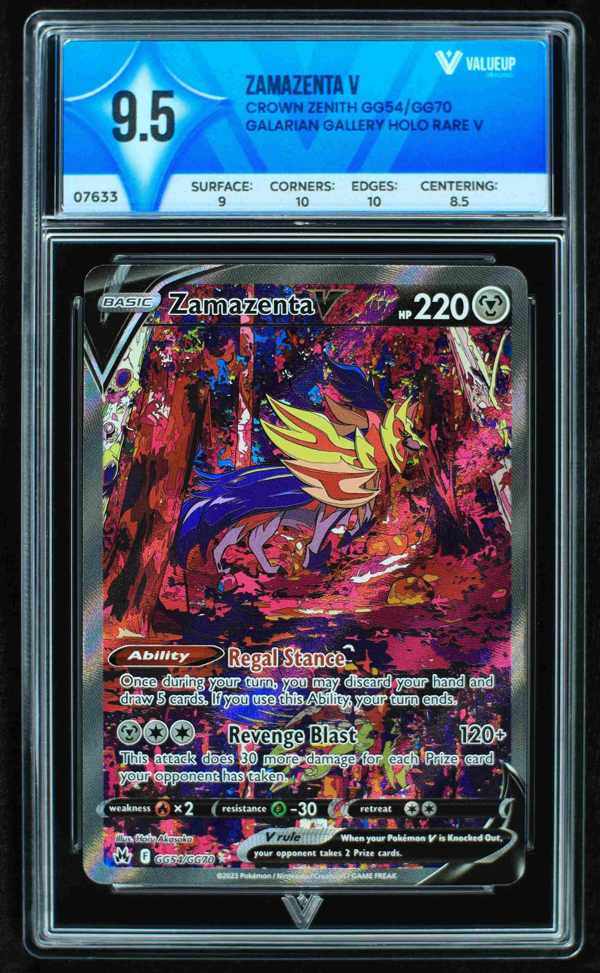 Grading Card Zamazenta V