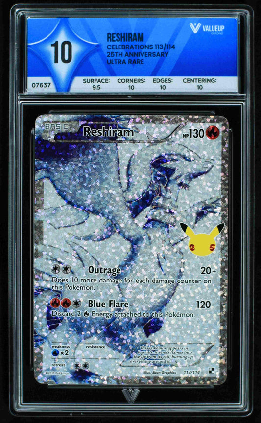 Grading Card Reshiram