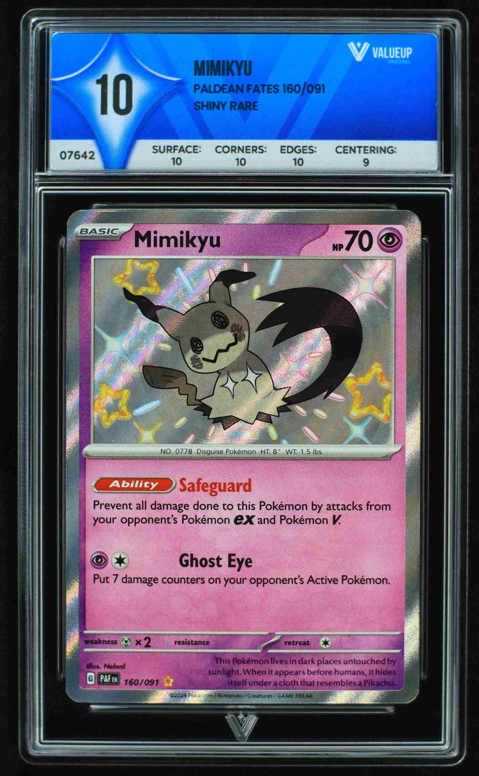GRADING CARD MIMIKYU