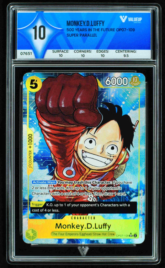 07651 MONKEY.D.LUFFY Grading Card