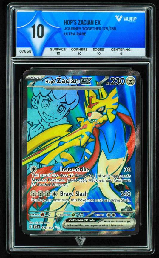 07658 HOP'S ZACIAN EX Grading Card