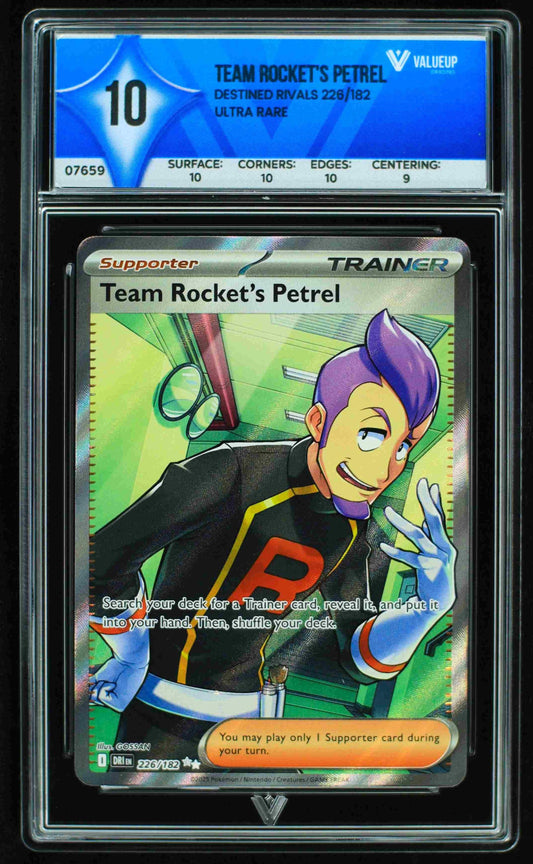 07659 TEAM ROCKET'S PETREL Grading Card