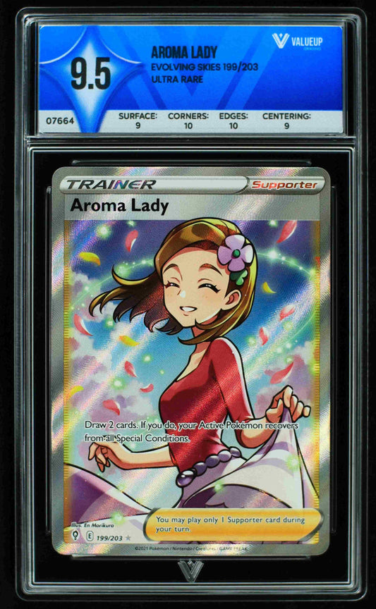 07664 AROMA LADY Grading Card