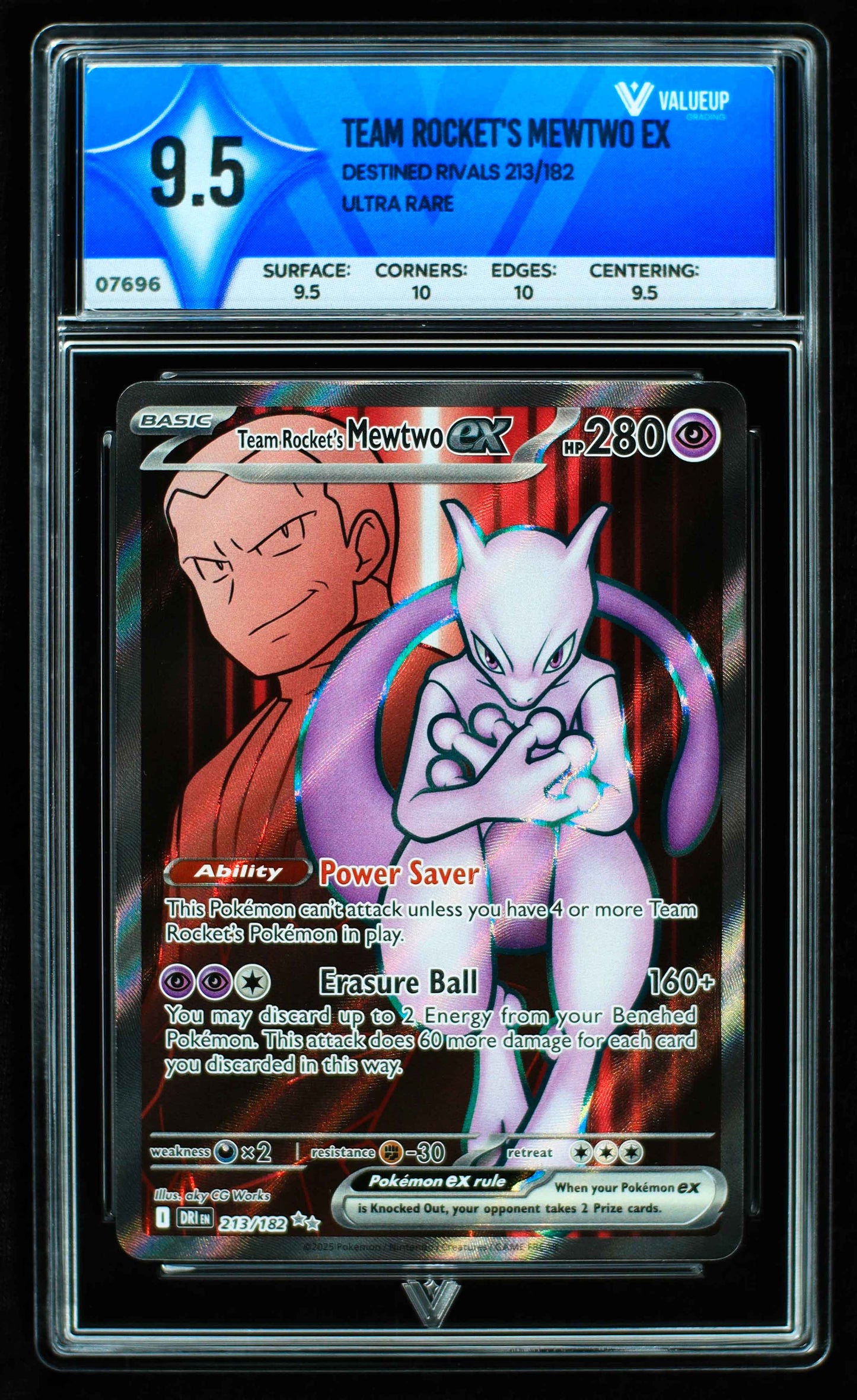 07696 TEAM ROCKET'S MEWTWO EX