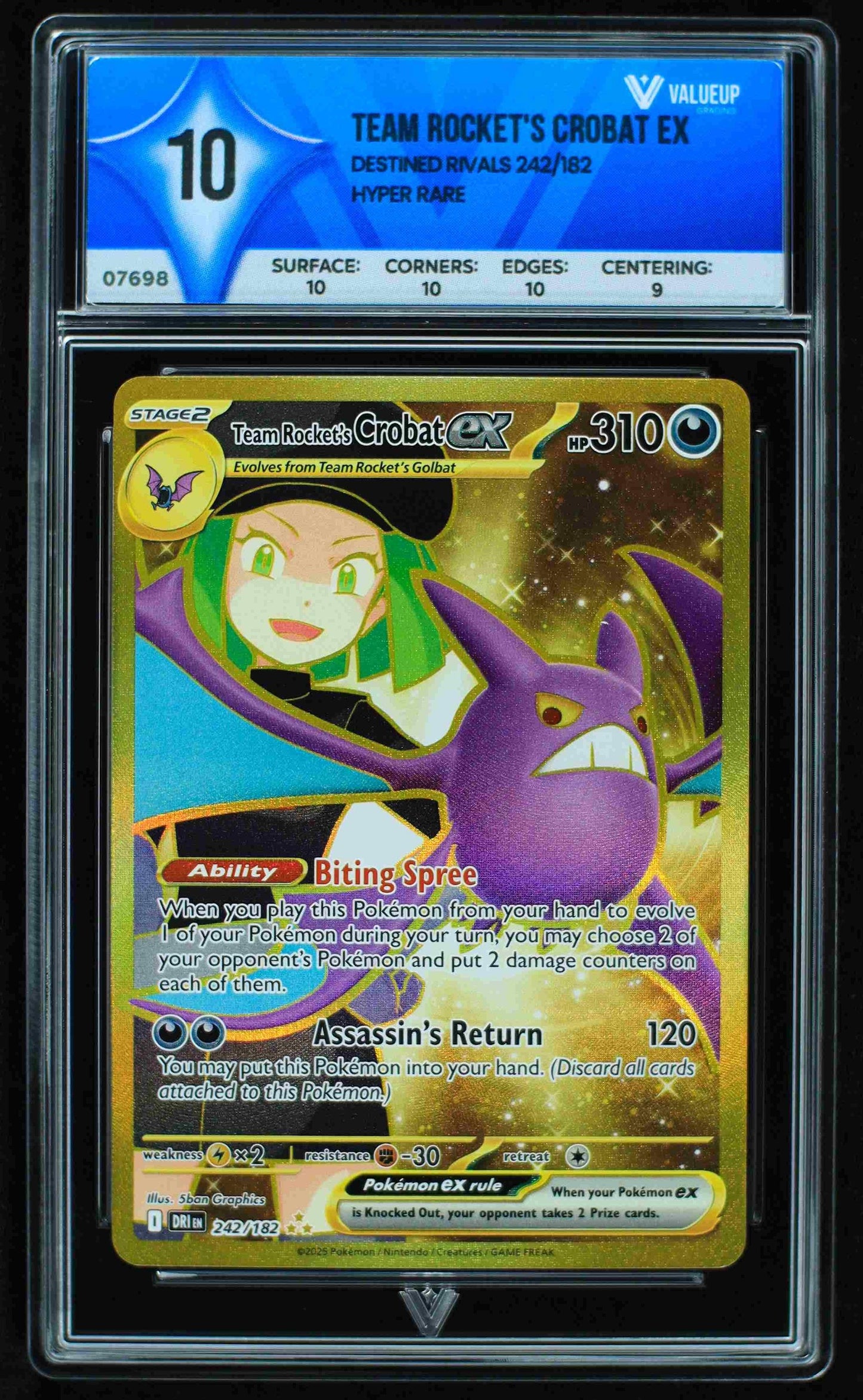 07698 TEAM ROCKET'S CROBAT EX