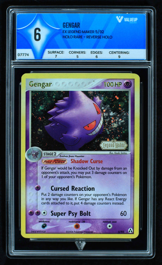 07774 GENGAR Grading Card
