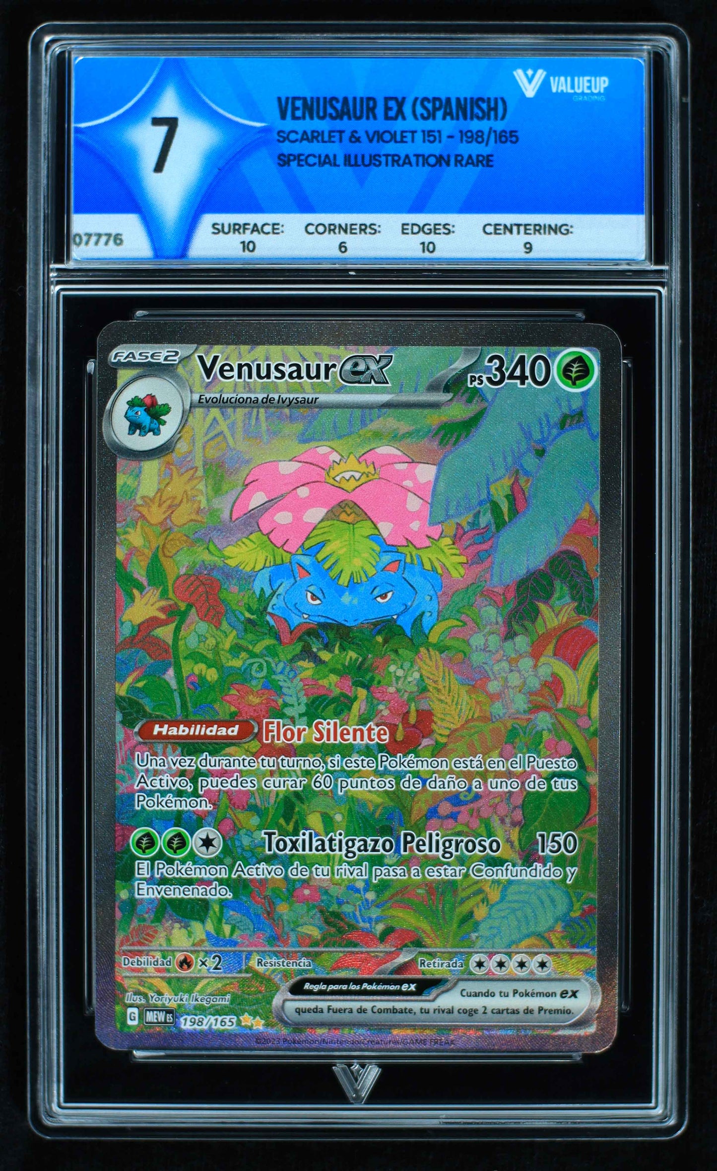 07776 VENUSAUR EX (SPANISH) Grading Card